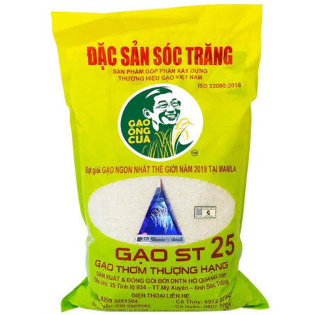 chi tiết Gao Ong Cua (ST 25) 20kg - rýže PREMIUM