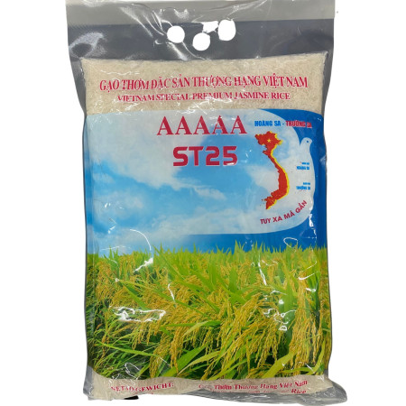 chi tiết GAO ST 25 (ban do VIET NAM) rýže 9kg