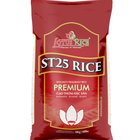 detail Lotus Rice ST25 Premium Jaminová rýže 18kg