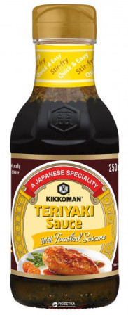 chi tiết Kikkoman 250ml teriyaki omáčka s praženým sezamem (6)