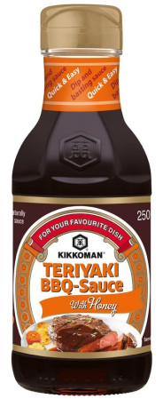 detail Kikkoman 250ml Teriyaki BBQ omáčka s medem
