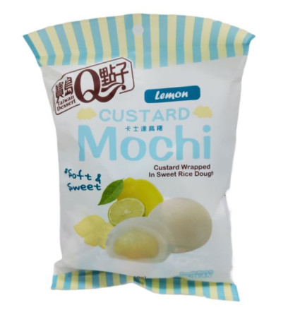 detail Q Mochi koláčky 110g Custard Lemon