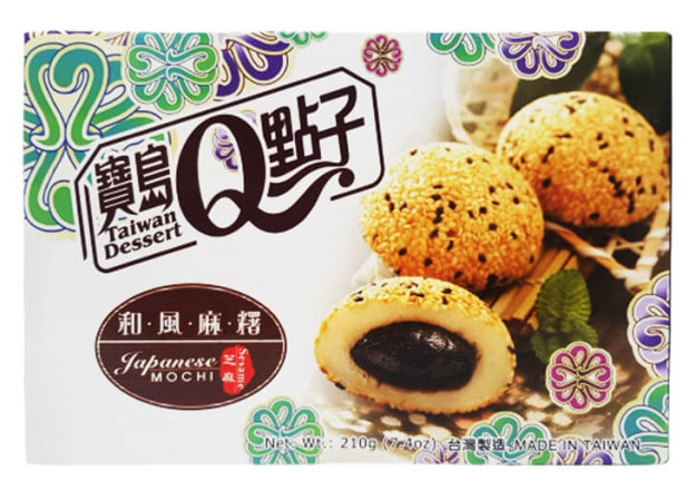 chi tiết Q Mochi koláčky 210g Sesame (24) / Vi vung