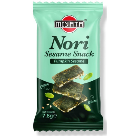 chi tiết Miyata Nori sesame snack 7,8g Pumpkin Seed