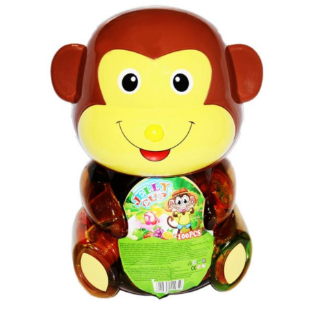 detail Jelly cup pudding / želé 100ks x 15g pokladnička Monkey (thach) (100)