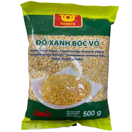 chi tiết Fazole mungo loupaná 500g TOTACO (Do xanh boc vo)