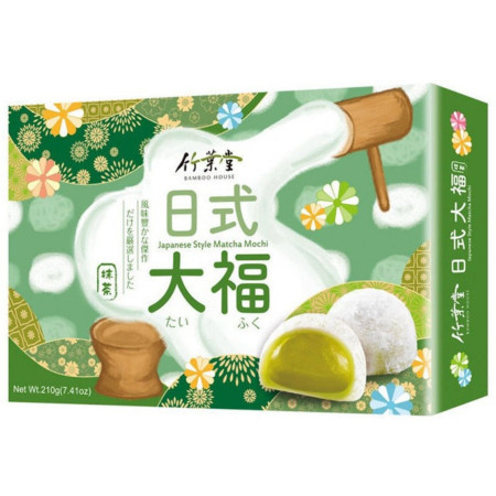 chi tiết Bamboo House Mochi 210g (krabice) Matcha (24)