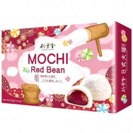 detail Bamboo House Mochi 210g (krabice) Red Bean - Dau Do