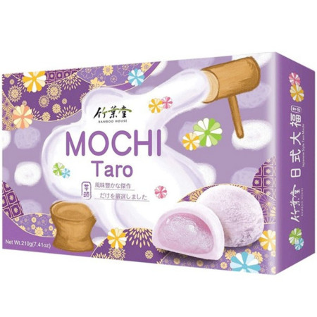 chi tiết Bamboo House Mochi 210g (krabice) Taro - Khoai mon (24)