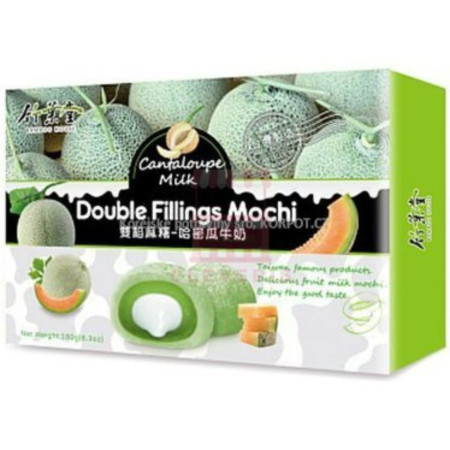 detail Bamboo House Mochi 180g Double Filling (krabice) - Cantaloupe milk (dua melon)
