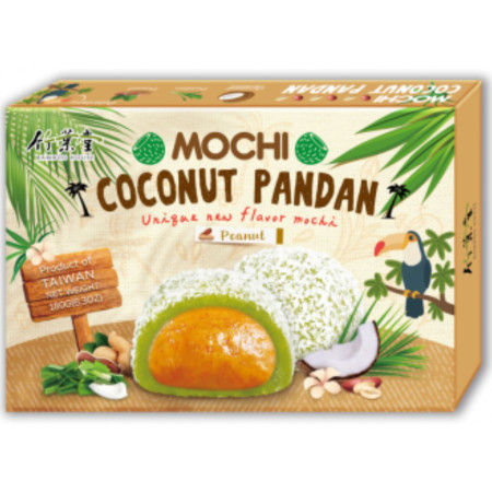 detail Bamboo House Mochi 180g Coconut Panda (krabice) - Peanut (24)
