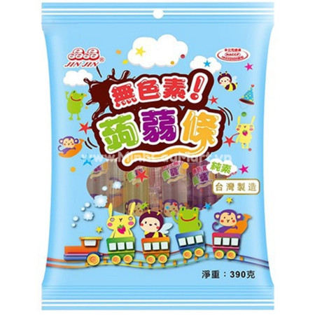 chi tiết Jin Jin ovocné pudding / želé tyčinky 390g (Thach que mix) tui xanh (10)