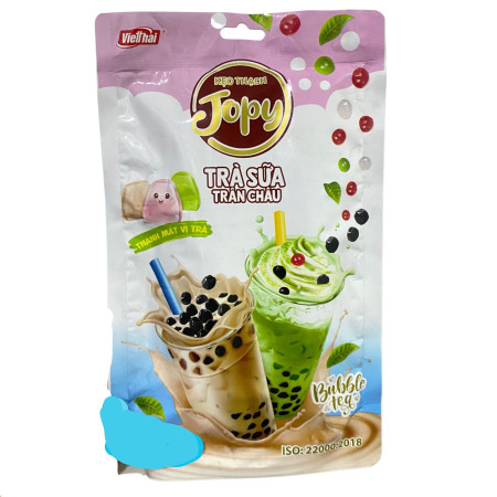 detail Vietthai Jopy pudding / želé 770g mléčný čaj (Thach tra sua tran chau) 24ks (12)