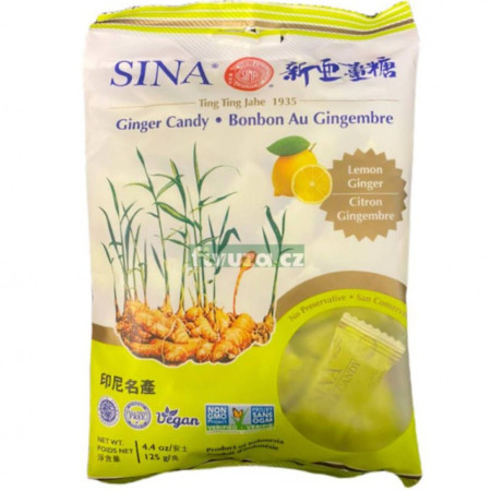 detail Sina Ginger Zázvorový bonbón 125g sáček (Keo gung) - Lemon (20)