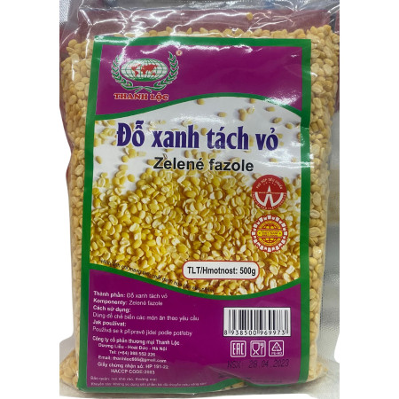 detail Thanh Loc mungo fazole loupaná 500g (Do xanh tach bo)