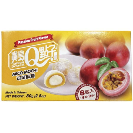 detail Q Mochi koláčky 80g Kakao Passion Fruit (24) Trvan. 31/3/2026