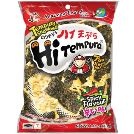 chi tiết Tao Kae Noi Hi Tempura Seaweed 40g Spicy (12)