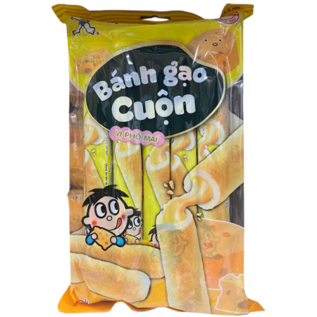 detail Want Want krekry rýžové role 170g Sýr (BANH GAO CUON Pho Mai) (20)