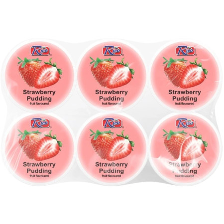 detail Rico pudding 390g (6ks) Strawberry (thach)