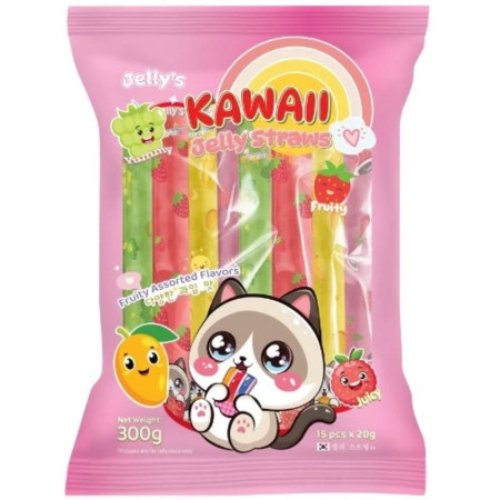 detail Kawaii ovocné pudding / želé tyčinky 300g 15ks (Thach que mix) (32)