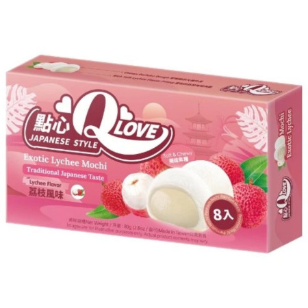 detail QLove Mochi 80g koláčky Exotic Lychee (24)