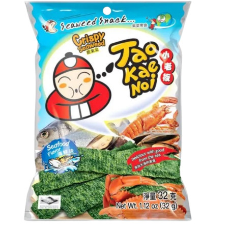 chi tiết Tao Kae Noi Crispy Seaweed 32g Sour Cream Onion (60)