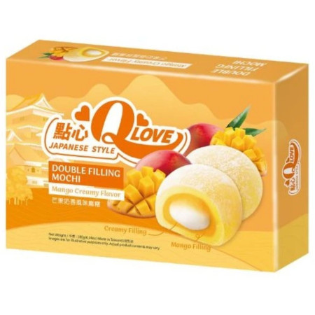 detail QLove Mochi Double Filling 180g koláčky Mango (24)