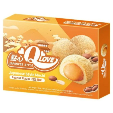 chi tiết QLove Mochi Traditional 180g koláčky Peanut (24)