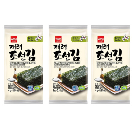detail Wang Seaweed Laver 4g x 3ks Original (Rong Bien)