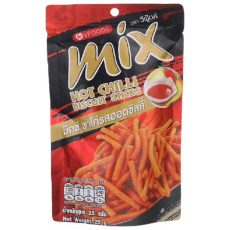 chi tiết Vfood Mix chipsy 50g Hot Chilli Biscuits (Que cay Thai Lan) (6)