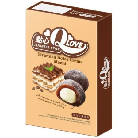 detail QLove Mochi Deluxe 180g koláčky Tiramisu Dolce Creme (24)
