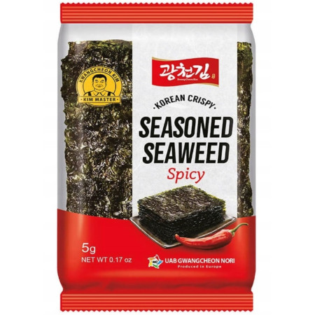 chi tiết Kim Master Seaweed mořské řasy 5g Spicy (Rong Bien) (16)