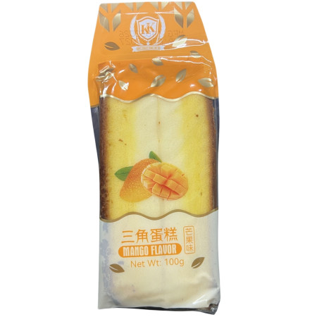 chi tiết Ranli Shougong Cake 100g pečivo - Mango (banh bong lan tam giac) (40)