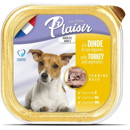 detail Plaisir dog vanička 300g s krůtím a zeleninou (18)