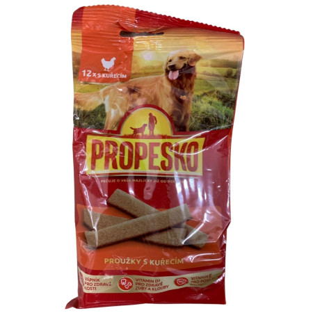 chi tiết Propesko snack 120g proužky s kuřecím pes (16)