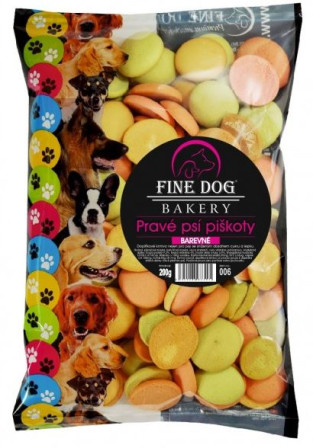detail Fine dog mix piškoty 200g - barevné