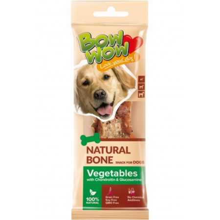 chi tiết Bow wow Nature Bone - Vegetables (Kost se zeleninou a glukosamin)1ks sáček (18)