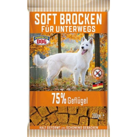 chi tiết Perfecto dog 200g - Soft Brocken (Masové kostky soft s drůbežím) (10)