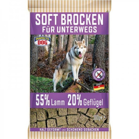 detail Perfecto dog 200g - Soft Brocken (Masové kostky soft s jehněčím)