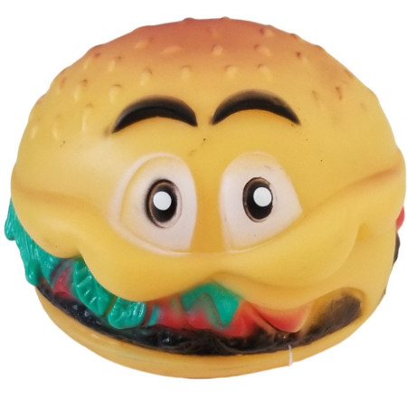 detail Hračka pro psy - Gumový hamburger 5x8cm (12)