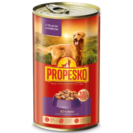 chi tiết Propesko kousky pes 1240g Telecí/Kuřecí (6)