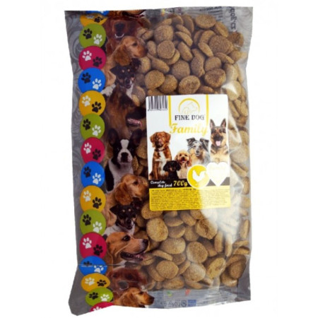 chi tiết Fine Dog Family 700g granule pro psy Kuřecí (15)