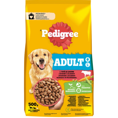 chi tiết Pedigree granule 500g Adult Hovězí se zeleninou DJ68A (12)