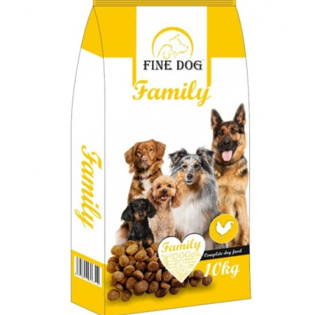 chi tiết Fine Dog Family 10kg granule pro psy - Kuřecí