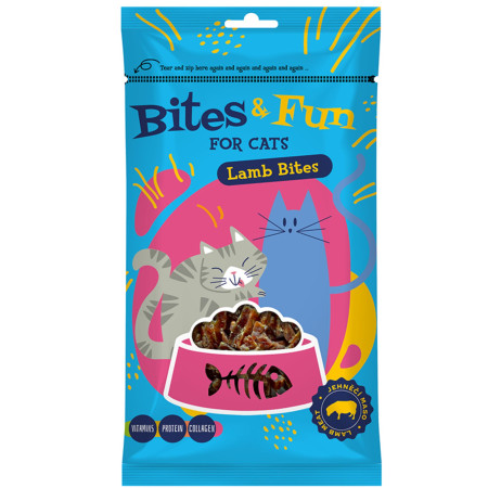 chi tiết AKINU Bites and Fun 60g Jehněčí kousky pro psy (20)
