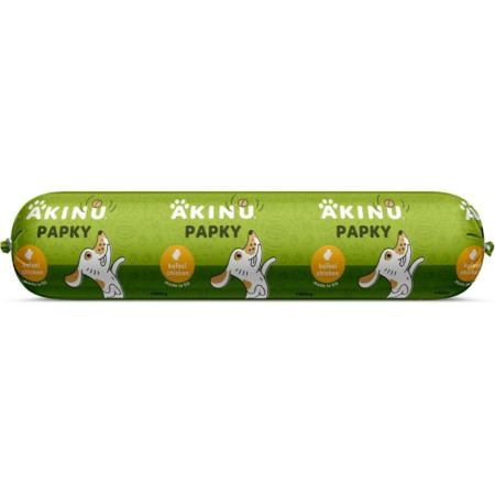 detail Akinu Papky Kuřecí salám pro psy 1kg (10)