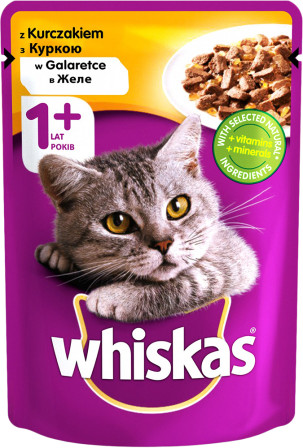 chi tiết Whiskas kapsa 100g 1+ kuřecí v želé (24)
