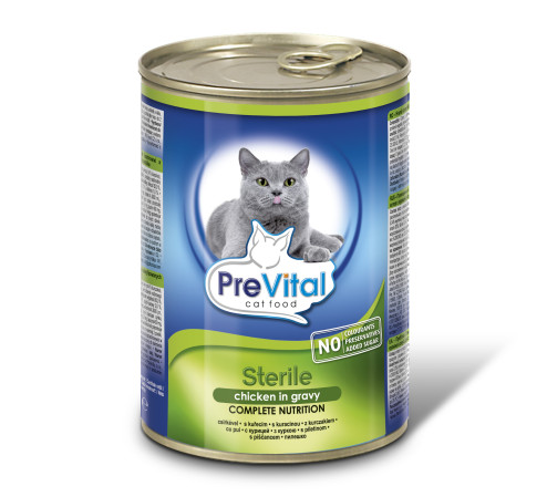 detail Prevital kousky kočka 415g sterilní kuřecí (12)