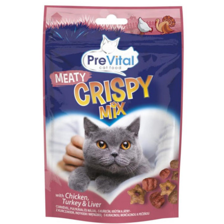 chi tiết Prevital 60g Snack pro kočky - Crispy Meaty MIx (8)