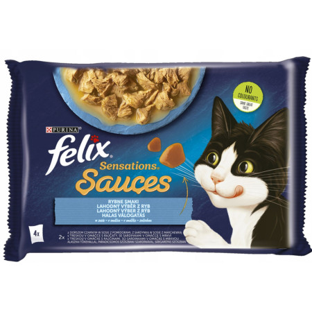 chi tiết Felix sensationsn Sauces MP 4x85g treska/sardinky s rajčaty v omáčce (12)